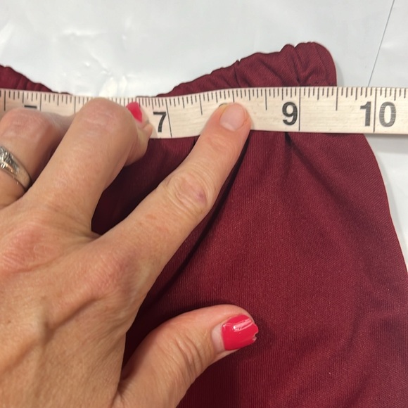 Pirate PANTS burgundy BLACK BOOT COVERS older boys stretchy waist 21”inseam pant - Picture 7 of 9